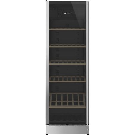 Cave à vin SCV115GS Classica 197 bouteilles 2 zones 5-22°C Inox Anti-trace