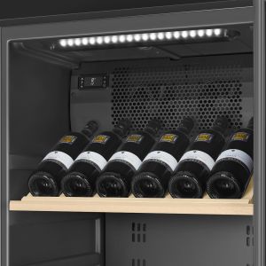 Cave à vin SCV115GS Classica 197 bouteilles 2 zones 5-22°C Inox Anti-trace