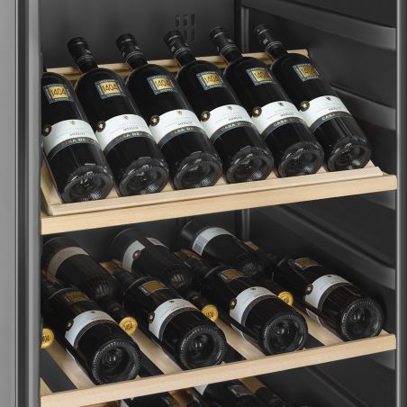 Cave à vin SCV115GS Classica 197 bouteilles 2 zones 5-22°C Inox Anti-trace