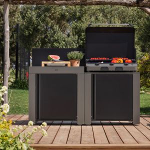 Cuisine ESSENTIAL 160cm 2 modules acier galvanisé 3224780044314