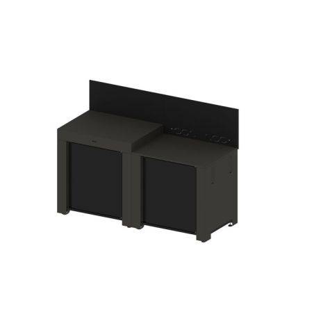 Cuisine ESSENTIAL 160cm 2 modules acier galvanisé 3224780044314