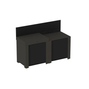 Cuisine ESSENTIAL 160cm 2 modules acier galvanisé 3224780044314