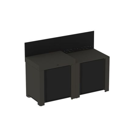 Cuisine ESSENTIAL 160cm 2 modules acier galvanisé 3224780044314