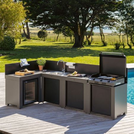 Cuisine d'été Eno COMFORT 300x140cm 4 modules frigo 3224780044338
