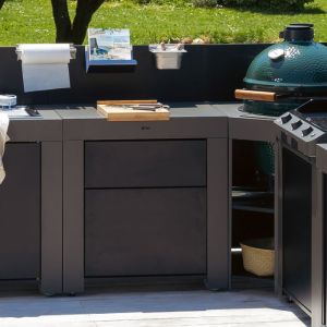 ENO Modulo 80cm : Plan de travail acier gris cargo 3224780044451