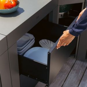ENO Modulo 80cm : Plan de travail acier gris cargo 3224780044451