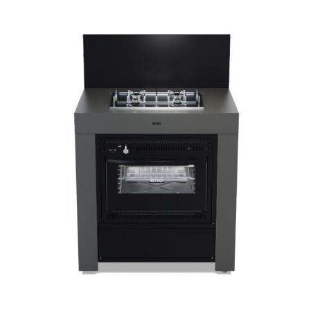 ENO Modulo Combiné four gaz 80cm 2 feux gris 3224780000570