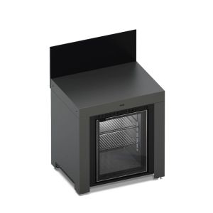 Meuble Frigo Extérieur MODULO Cargo 75L Acier Vitré 3224780044413
