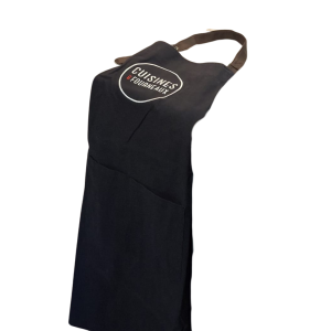 Tablier Cuisines & Fourneaux Vintage Noir
