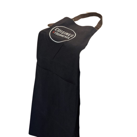 Tablier Cuisines & Fourneaux Vintage Noir