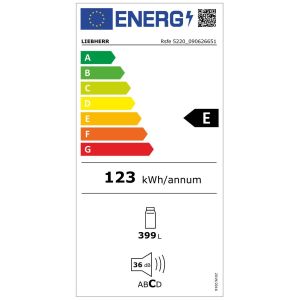 Réfrigérateur Liebherr 382 L PowerCooling, technologie BioFresh RSFE5220-20