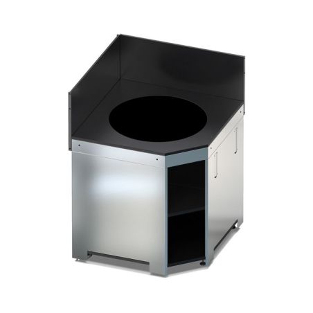 Meuble d'angle Kamado ENO Modulo 82cm Inox/Acier 3224780044291