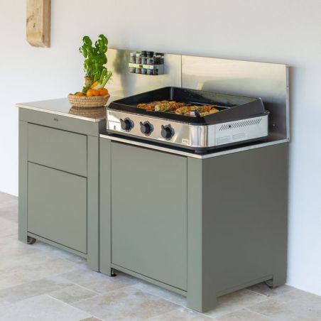 Meuble Plancha ENO Modulo 80cm Acier Inox MODULO Plancha-Sauge