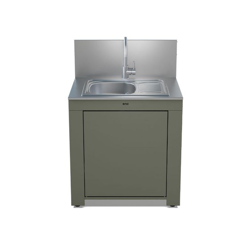 Meuble évier extérieur Eno MODULO Évier-Sauge 80cm Acier Inox