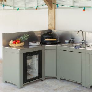 Meuble angle extérieur Eno Modulo 82cm acier inox 3224780000464