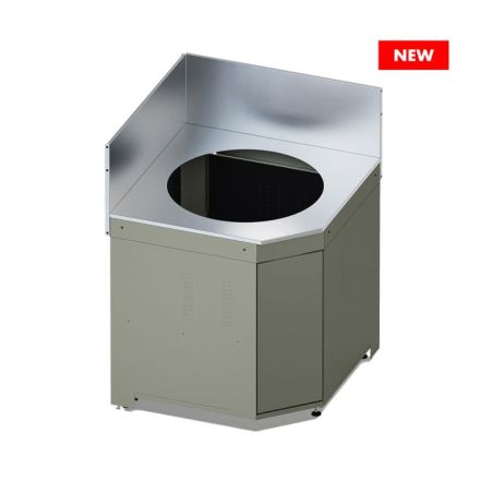 ENO MODULO Module d'angle Kamado 82cm Inox Sauge 3224780000457