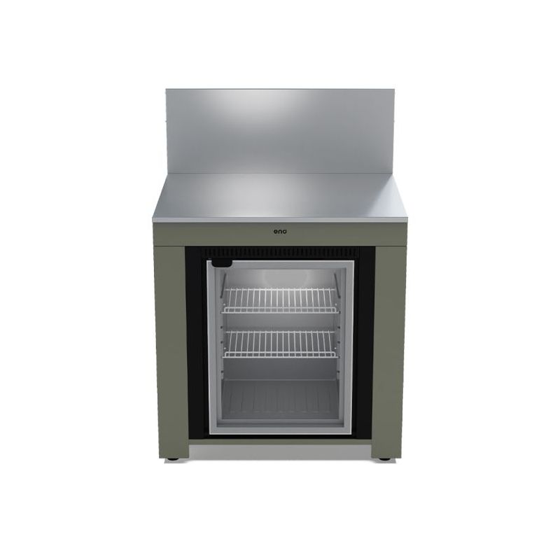 Meuble Modulo Frigo 75L Sauge 80cm Tropicalisé 3224780000440