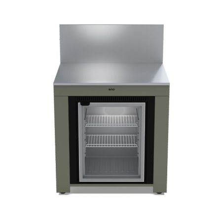 Meuble Modulo Frigo 75L Sauge 80cm Tropicalisé 3224780000440