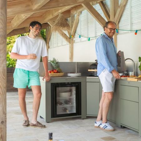 Meuble Modulo Frigo 75L Sauge 80cm Tropicalisé 3224780000440