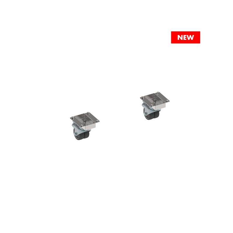 Roulettes MODULO avec frein - Intérieur/Extérieur - 3224780000686