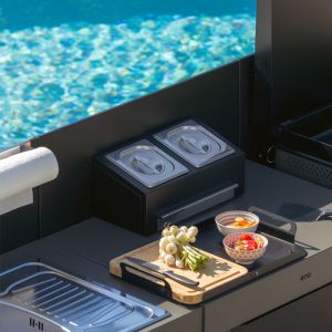 Crédence MODULO 40cm - 2 bacs inox réfrigérés - 3224780044307