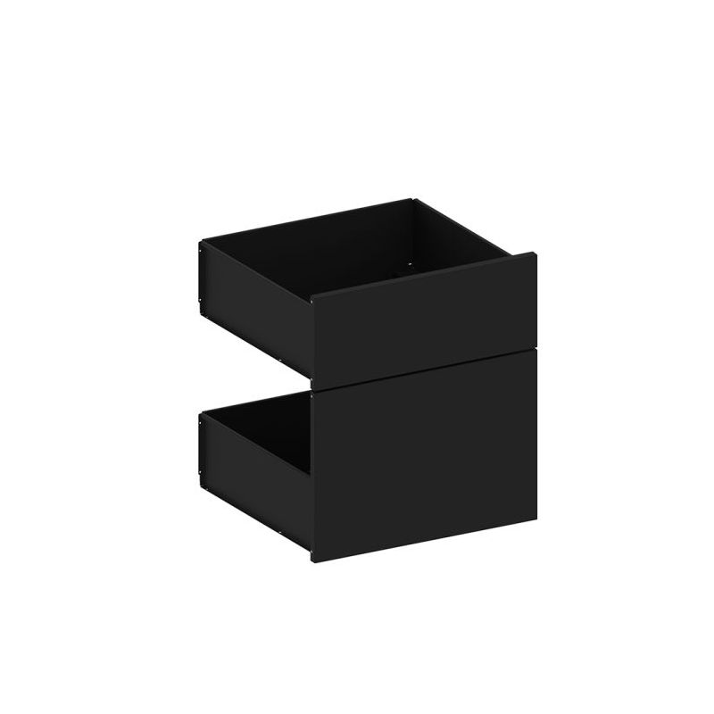 Tiroirs MODULO Noir 60cm Acier galvanisé Extérieur 3224780044437