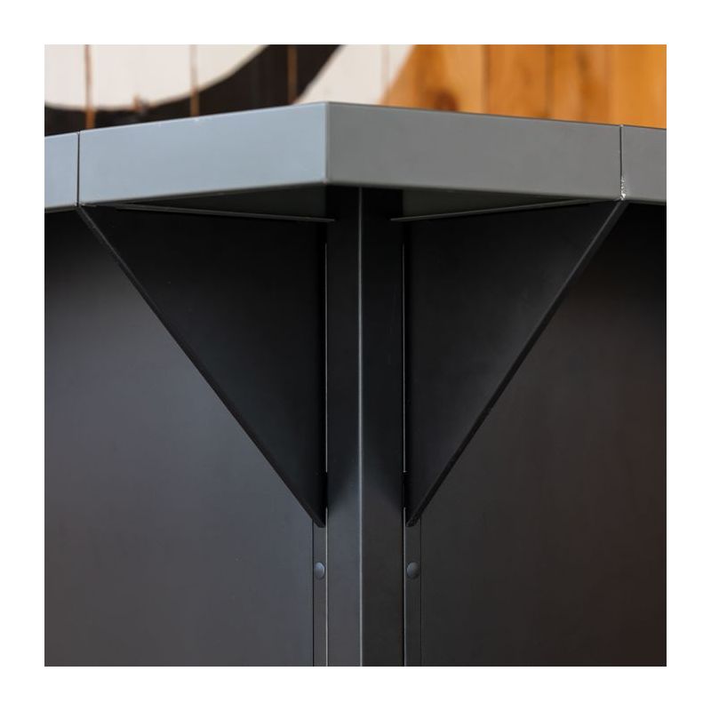 Cornière d'angle Modulo Félix Noir Acier 115cm 3224780043829