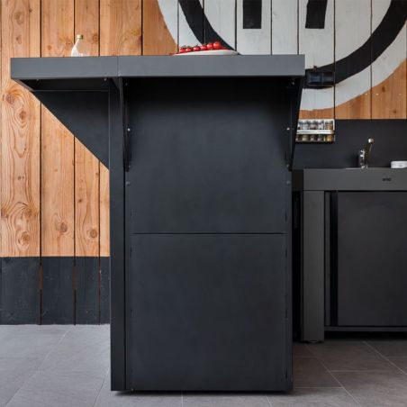 Cornière d'angle Modulo Félix Noir Acier 115cm 3224780043829