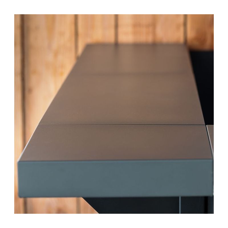 Kit d'angle bar 35cm acier gris cargo MODULO 3224780043850