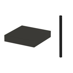Kit d'angle bar 35cm acier gris cargo MODULO 3224780043850