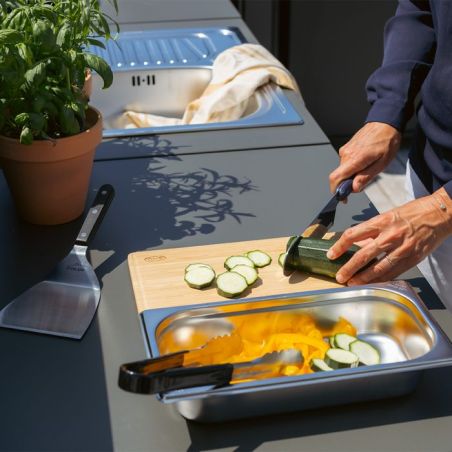 Coffret du chef ENO Plancha Inox Bambou 17cm 3224780043133