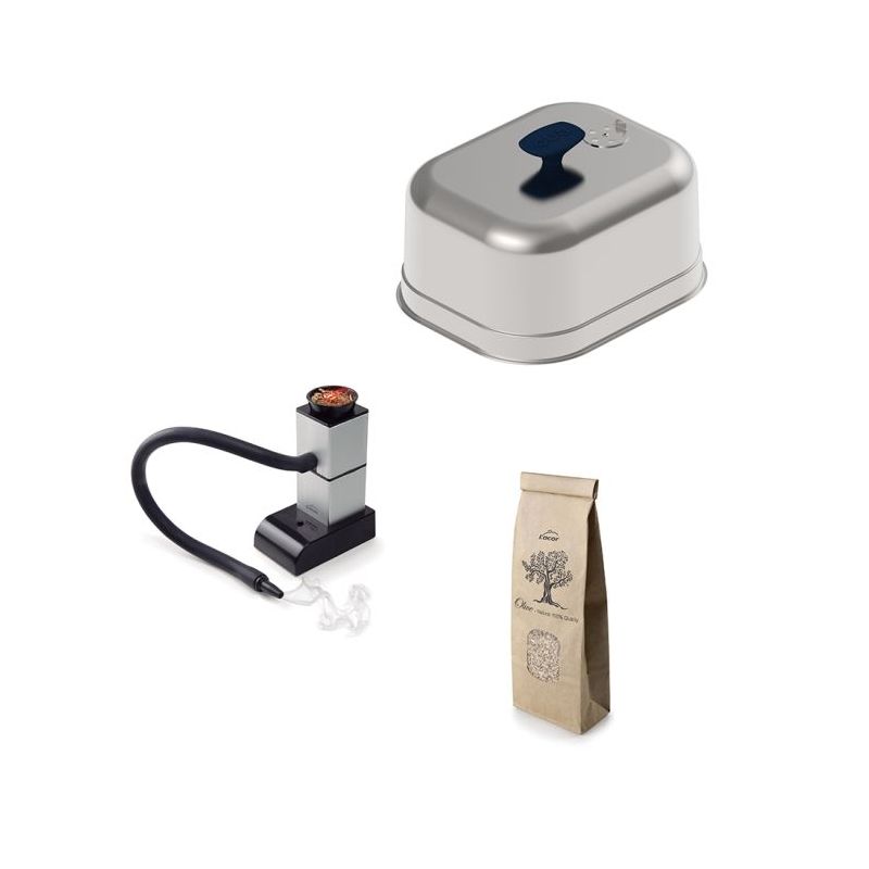 Kit fumage cloche inox 31cm intérieur extérieur 3224780044048