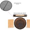 Grille barbecue en fonte Monolith JUNIOR 33 cm