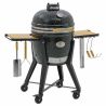 Barbecue Kamado Monolith TWO.66 sur chariot Noir 52 cm