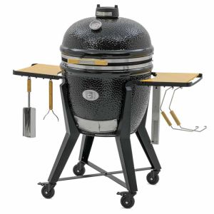 Barbecue Kamado Monolith TWO.66 sur chariot Noir 52 cm