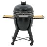 Barbecue Kamado Monolith TWO.66 sur chariot Noir 52 cm