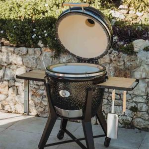 Barbecue Kamado Monolith TWO.66 sur chariot Noir 52 cm