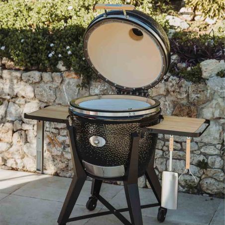 Barbecue Kamado Monolith TWO.66 sur chariot Noir 52 cm