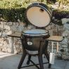 Barbecue Kamado Monolith TWO.66 sur chariot Noir 52 cm