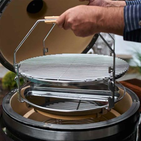 Barbecue Kamado Monolith TWO.66 sur chariot Noir 52 cm