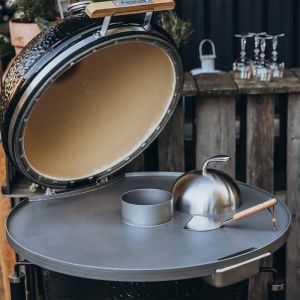 Barbecue Kamado Monolith TWO.66 sur chariot Noir 52 cm