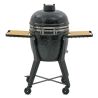 Barbecue Kamado Monolith TWO.55 Noir avec chariot 44 cm