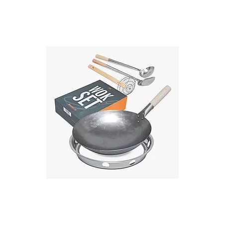Set pour Wok au Barbecue Monolith 46 cm Inox