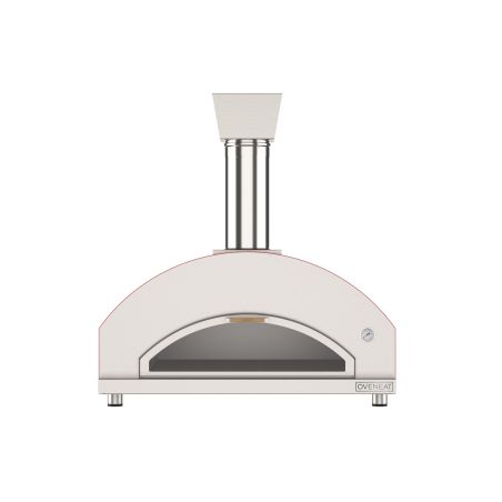 Four pizza OVENHEAT bois LUX 5 - Rouge + Pelle à pizzas