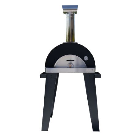 Four pizza OVENHEAT bois ALBOR 1 - Gris + Pelle à Pizzas + Jambage