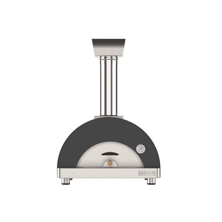 Four pizza OVENHEAT bois ALBOR 1 - Gris + Pelle à Pizzas + Jambage