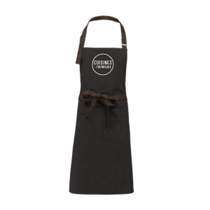 Tablier Cuisines & Fourneaux Vintage Noir