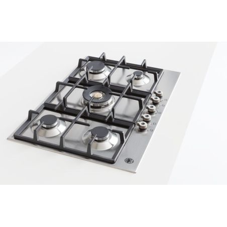 Plaque de cuisson gaz BERTAZZONI Professional 5 brûleurs 75 cm Inox P755CPROX