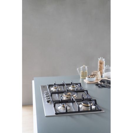 Plaque de cuisson gaz BERTAZZONI Professional 5 brûleurs 75 cm Inox P755CPROX