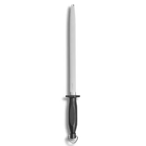 FUSIL BLACK MECHE OVALE AVEC BOUCLE 30 CM S/GAINE